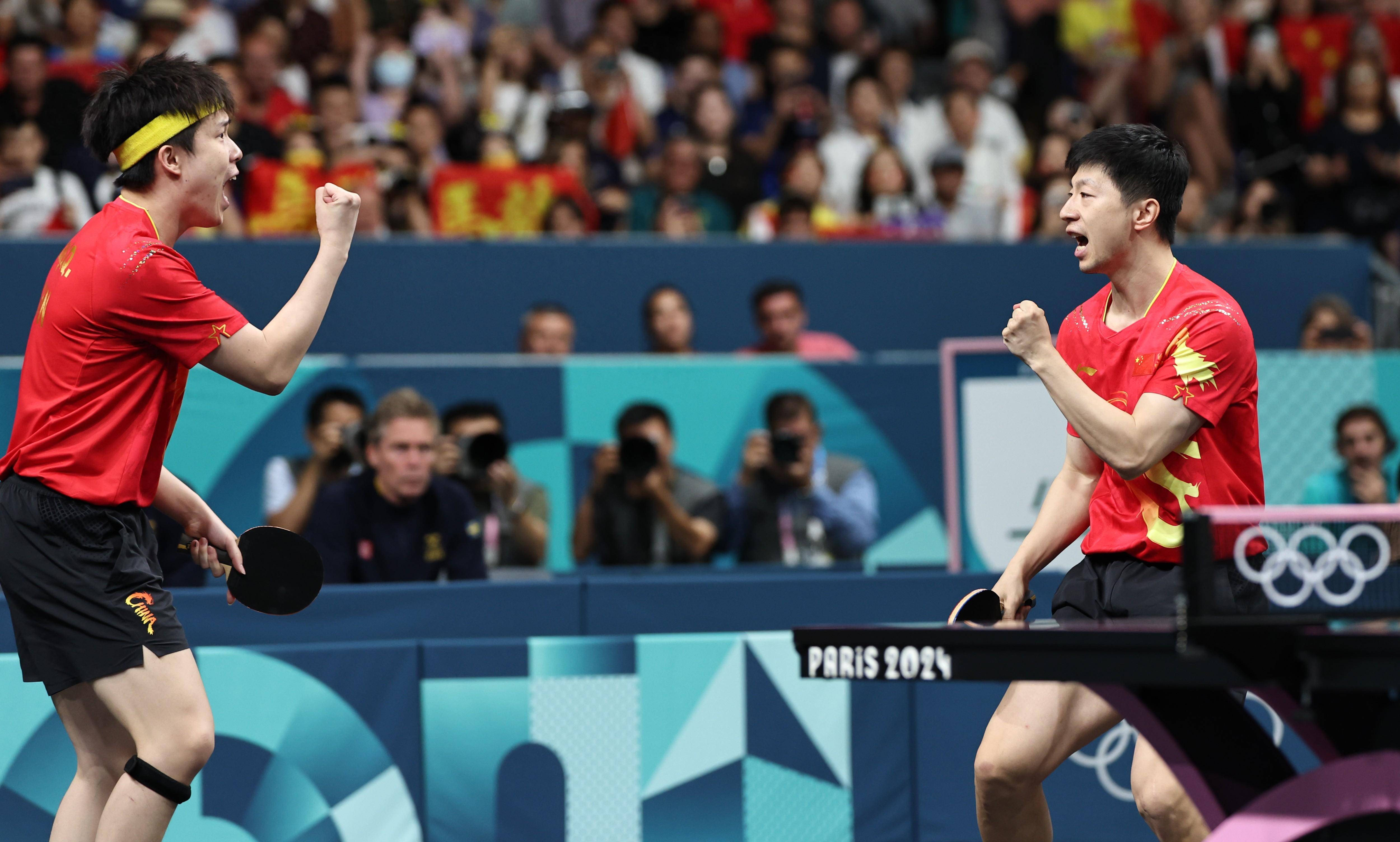 包含德国乒乓球队翻盘奥地利乒乓球队，马龙关键制胜的词条