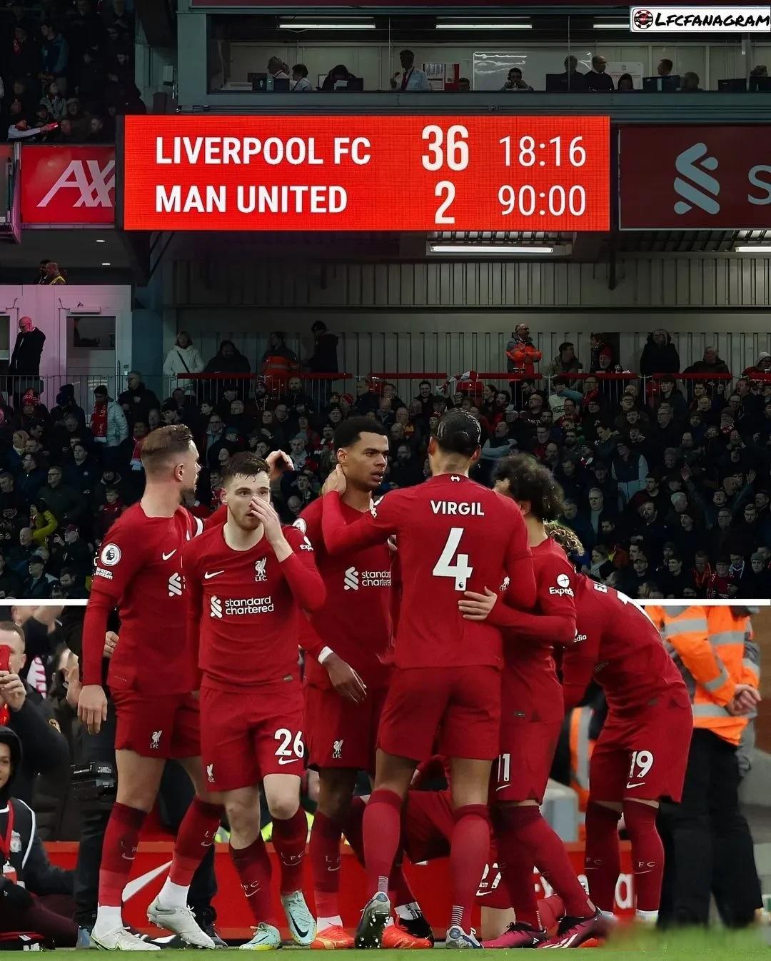 利物浦碾压丹麦，布鲁诺扛起全队